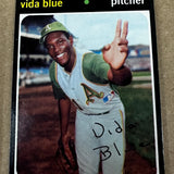 1971 Topps #544 Vida Blue SP Ex