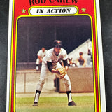 1972 Topps #696 Rod Carew In Action Ex+