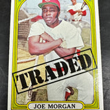 1972 Topps #752 Joe Morgan Traded Ex/Mint