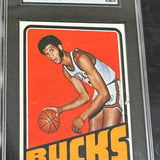 1972 Topps #100 Kareem Abdul Jabbar SGC 1