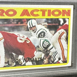 1972 Topps Hi #343 Joe Namath PSA 4