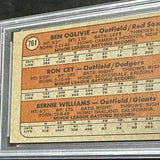 1972 Topps #761 AL NL Rookie Stars Ron Cey PSA 7 Well Centered!