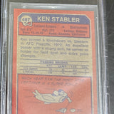 1973 Topps #487 Ken Stabler rookie Beckett 7.5