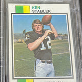 1973 Topps #487 Ken Stabler rookie Beckett 7.5
