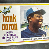 1974 Topps #1 Hank Aaron Home Run King Ex+