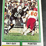 1974 Topps #219 Ray Guy rookie Ex