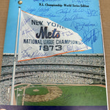 1974 NY Mets Yearbook Nr Mint/Mint w/ 16 Autographs