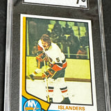1974 Topps #195 Denis Potvin rookie SGC 7