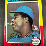 1975 Topps #660 Hank Aaron Ex/Mint