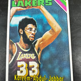 1975 Topps #90 Kareem Abdul Jabbar Ex to Ex+