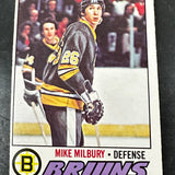 1977 Opeechee #1343Mike Milbury rookie Ex+
