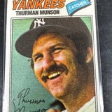 1977 Topps Cloth Sticker #32 Thurman Munson Ex/Mint