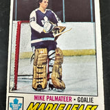 1977 Opeechee #211 MIke Palmateer rookie Ex+
