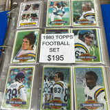 1980 Topps Football Complete set Nr Mint