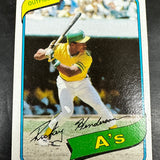 1980 Topps #482 Rickey Henderson rookie Nr Mint