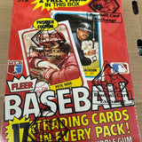 1981 Fleer Baseball Wax Box BBCE Sealed