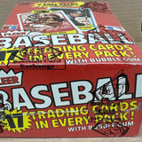 1981 Fleer Baseball Wax Box BBCE Sealed