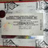 1983 Topps Football Sealed Wax Pack Box BBCE