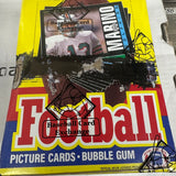 1985 Topps Football Sealed Wax Pack Box BBCE