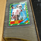 1986 Topps Football Complete Set Ex/Mint or better Rice RC