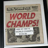 1986 Mets World Champs Newspaper