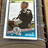 1988 Topps Football Complete Set Nr Mint Bo Jackson RC