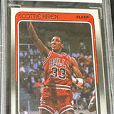 1988 Fleer #20 Scottie Pippin rookie BCCG 9