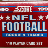 1990 Score Football Update Set Emmitt Smith rookie