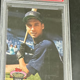 1993 Stadium Club Murphy #117 Derek Jeter rookie PSA 8