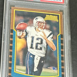 2000 Bowman Football Complete Set with Tom Brady rookie PSA 8