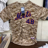 Jacob DeGrom Signed Camo Mets Jersey Steiner Sports Authentication
