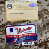 Jacob DeGrom Signed Camo Mets Jersey Steiner Sports Authentication