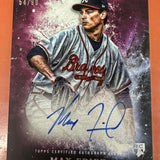 2018 Topps Inception Max Fried rookie Autograph #'d99 Nr Mint