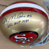 Joe Montana Full Sized Helmet Signed Mint! SGC Authentication