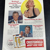 1954 Sports Illustrated 2nd Issue w/ Yankee Cards Ex