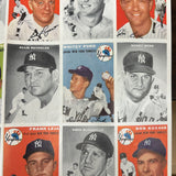 1954 Sports Illustrated 2nd Issue w/ Yankee Cards Ex
