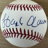 Hank Aaron signed ball Bold Signature JSA