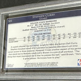 2009 Topps #321 Steph Curry Rookie Card Autographed PSA 10