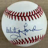 Whitey Ford signed ball JSA