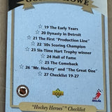 1993 Upper Deck Heroes Gordie Howe signed card