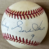 Gordie Howe signed ball Inscribed "Mr. Hockey" JSA