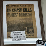1979 Thurman Munson Death Newspaper