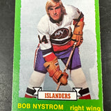 1973 Opeechee #202 Bobby Nystrom rookie Nr Mint