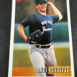 1993 Bowman Andy Pettitte rookie Nr Mint