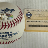 Mike Piazza signed ball Steiner cert
