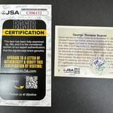 1992 Front Row Tom Seaver signed card JSA MINT!