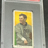 1909 T206 Sweet Caporal Mordecai 3 Fingers Brown Chicago Shirt PSA 1 Well Centered!