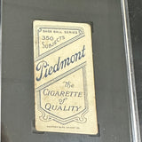 1910 Piedmont T206 Johnny Evers With Bat, Chicago On Shirt Yellow SGC 2.5