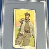 1909 T206 Sweet Caporal Nap Lajoie Throwing PSA 2