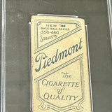1909 T206 Piedmont Joe Tinker Bat On Shoulder MBA Graded 2